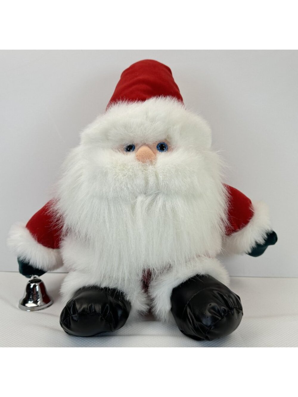 Vintage 1995 Herbergers Exclusive Collectible Santa Claus Plush 15" With Bell